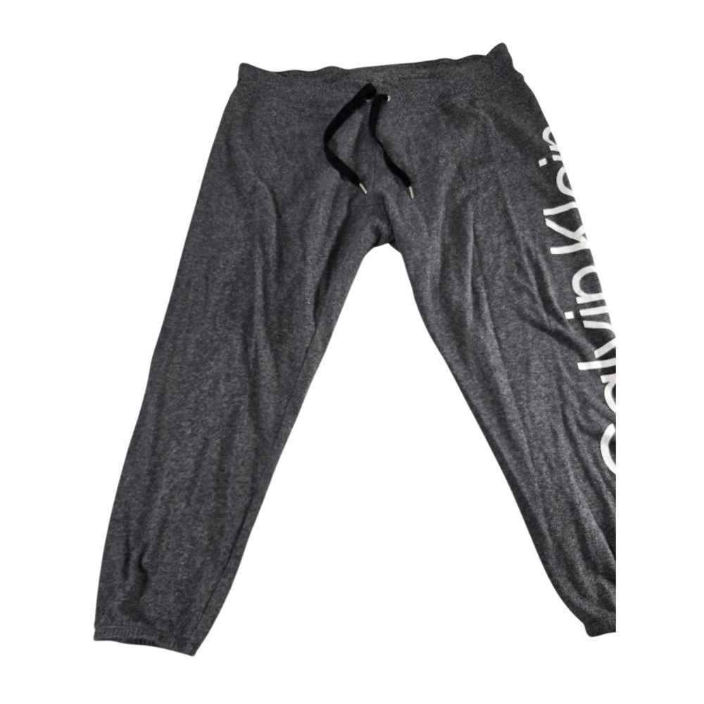 Calvin Klein Performance‎ Men's Gray Logo Jogger Sweatpants Size Large